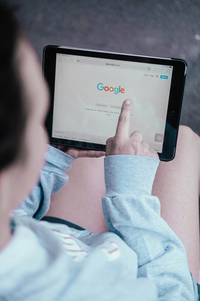 Sichtbar werden im Netz-Google